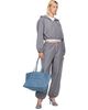 Alexander Wang Alexander Wang Blue Denim Punch Tote - 4