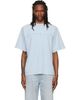 Alexander Wang Alexander Wang Blue Mirrored Logo Short Sleeve T-shirt - 1