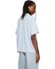 Alexander Wang Alexander Wang Blue Mirrored Logo Short Sleeve T-shirt - 3