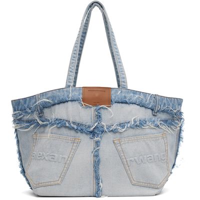 Alexander Wang Alexander Wang Blue Punch Denim Large Tote
