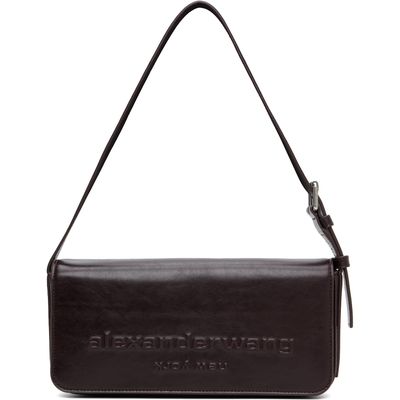 Alexander Wang Alexander Wang Burgundy Punch Flap Shoulder Bag