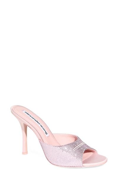 Alexander Wang Alexander Wang Cher Crystal Logo Sandal