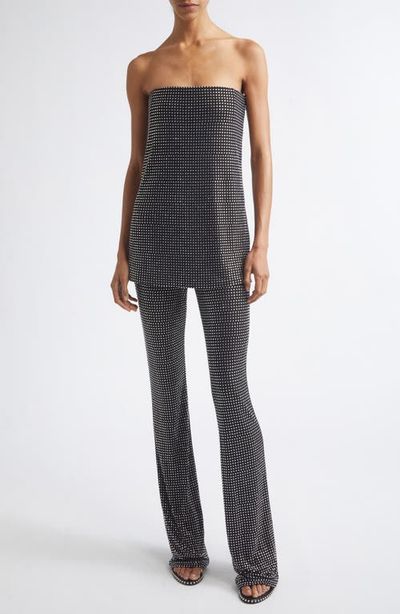 Alexander Wang Alexander Wang Crystal Embellished Strapless Corset Jumpsuit