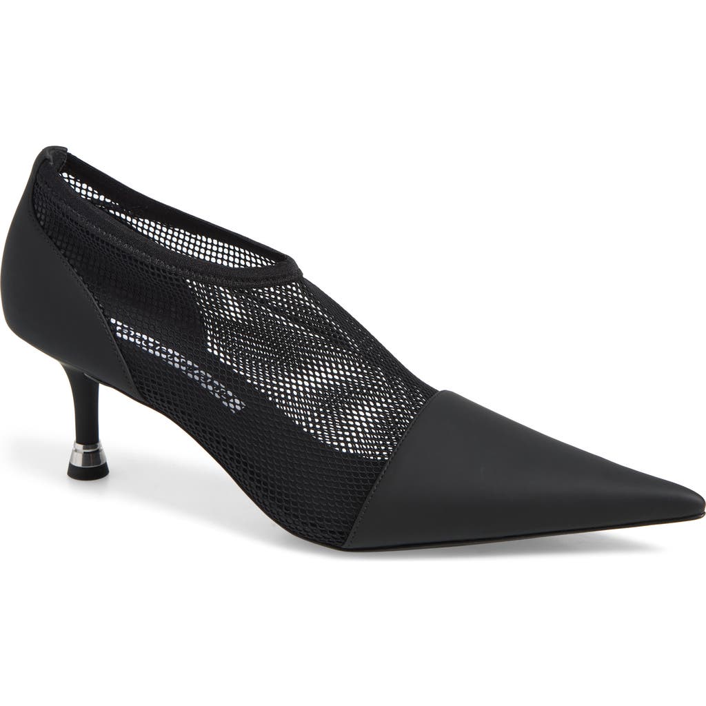 Alexander Wang Alexander Wang Fei Mesh Pointed Toe Bootie