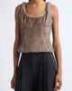 Alexander Wang Alexander Wang Fitted Faux Fur Tank - 1