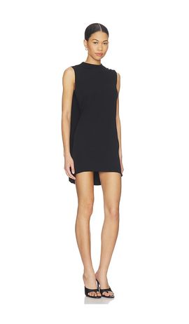 Alexander Wang Alexander Wang Fitted Mini Dress With Drape Back