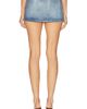 Alexander Wang Alexander Wang Glazed Denim Mini Skirt - 4