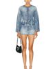 Alexander Wang Alexander Wang Glazed Denim Mini Skirt - 5