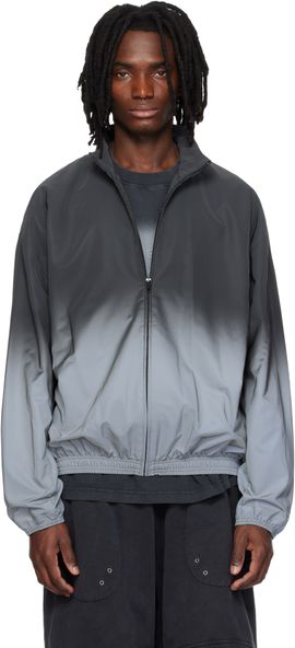 Alexander Wang Alexander Wang Gray & Silver Reflective Track Jacket