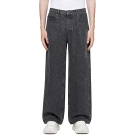 Alexander Wang Alexander Wang Gray Flasher Graphic Jeans