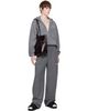 Alexander Wang Alexander Wang Gray Logo Print Mid-Rise Oversized Sweatpants - 4