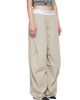 Alexander Wang Alexander Wang Gray Mid-Rise Pleated Wide-Leg Lounge Pants - 2