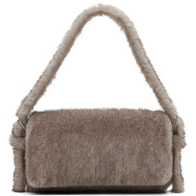 Alexander Wang Alexander Wang Gray Ricco Slim Flap Bag