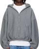 Alexander Wang Alexander Wang Gray Star Zip Up Hoodie - 1