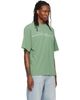 Alexander Wang Alexander Wang Green Mirrored Logo Short Sleeve T-shirt - 2