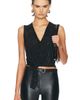 Alexander Wang Alexander Wang Hotfix Knotted Deep V-Neck Tank Top - 1