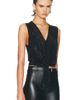 Alexander Wang Alexander Wang Hotfix Knotted Deep V-Neck Tank Top - 2