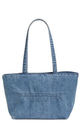 Alexander Wang Alexander Wang Medium Punch Denim Tote