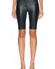 Alexander Wang Alexander Wang Mid-Rise Belted Leather Short - 1