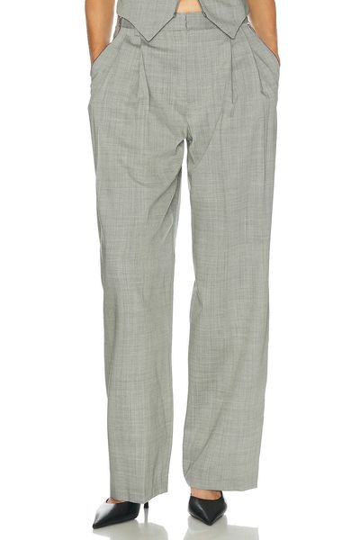 Alexander Wang Alexander Wang Mid-Rise Tailored Pant With Side Zippers