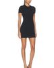 Alexander Wang Alexander Wang Mock Neck Dress With Logo Track Stripe - 2
