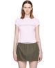 Alexander Wang Alexander Wang Pink Hotfix Graphic Baby T-shirt - 1
