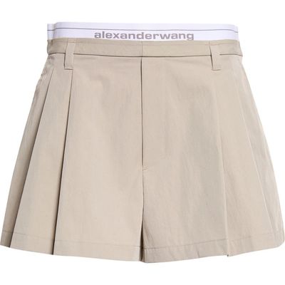 Alexander Wang Alexander Wang Pleated High Waist Shorts