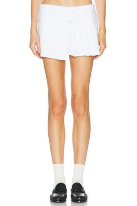 Alexander Wang Alexander Wang Pleated Wrap Mini Skirt