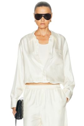Alexander Wang Alexander Wang Pre-styled Cami Top With Button Up Shirt