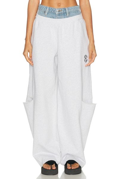 Alexander Wang Alexander Wang Prestyled Slashed Sweatpant