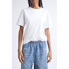 Alexander Wang Alexander Wang Puff Logo Cotton Jersey T-Shirt
