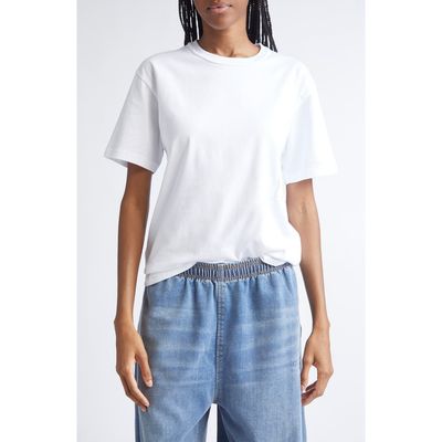 Alexander Wang Alexander Wang Puff Logo Cotton Jersey T-Shirt