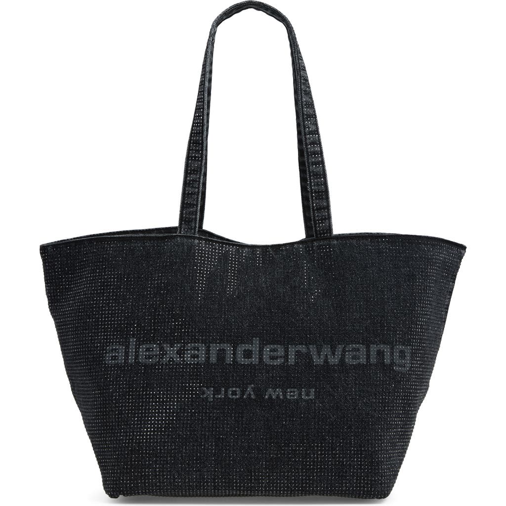 Alexander Wang Alexander Wang Punch Hotfix Denim Tote