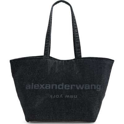 Alexander Wang Alexander Wang Punch Hotfix Denim Tote