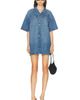Alexander Wang Alexander Wang Short Sleeve Boxy Shirt Dress - 1