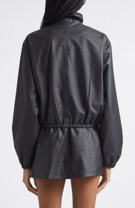 Alexander Wang Alexander Wang Shrunken Leather Track Jacket