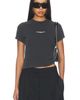 Alexander Wang Alexander Wang Shrunken Tee With Logo Print - 1