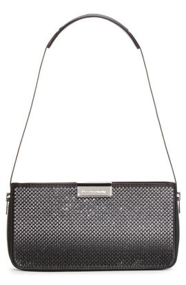 Alexander Wang Alexander Wang Siren Pochette Studded Satin Shoulder Bag