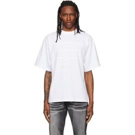Alexander Wang Alexander Wang White Gradient Logo Short Sleeve T-shirt