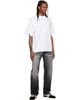 Alexander Wang Alexander Wang White Gradient Logo Short Sleeve T-shirt - 4