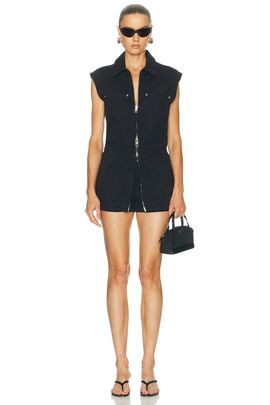 Alexander Wang Alexander Wang Workwear Mini Romper
