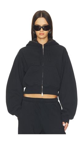 Alexander Wang Alexander Wang Zip-up Hoodie With Faux Fur Hood