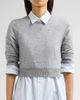 Alexander Wang Women's Layered Wool Button-Front Shirt - 5