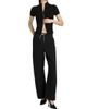 Alexander Wang Women's Zip-Front Short-Sleeve Rashguard Top - 2