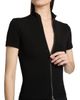 Alexander Wang Women's Zip-Front Short-Sleeve Rashguard Top - 6