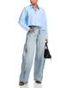 Alexanderwang alexanderwang Blow Up Mid Rise Jeans in Inverted Blue - 2