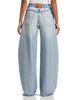 Alexanderwang alexanderwang Blow Up Mid Rise Jeans in Inverted Blue - 3