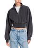 Alexanderwang alexanderwang Cropped Half Zip Sweatshirt - 1