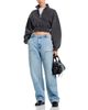 Alexanderwang alexanderwang Cropped Half Zip Sweatshirt - 2