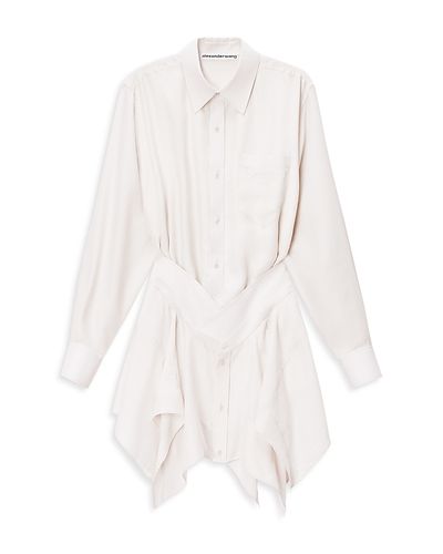 Alexanderwang alexanderwang Cut off Double Shirt Dress